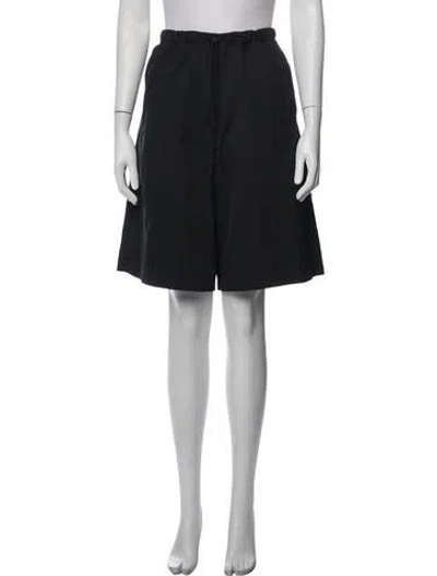 Pre-owned On Knee-length Shorts In Black