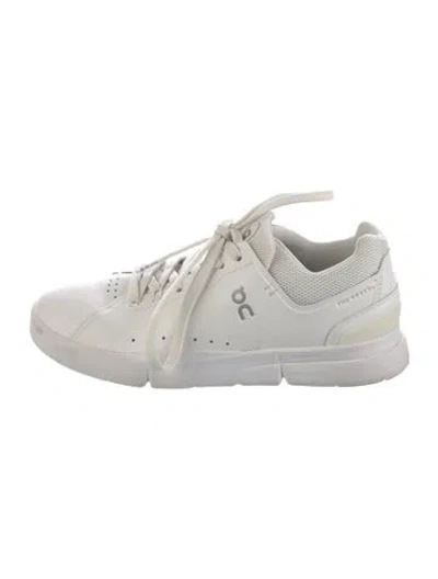 Pre-owned On Leather Athletic Sneakers In White