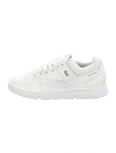 Pre-owned On Leather Athletic Sneakers In White