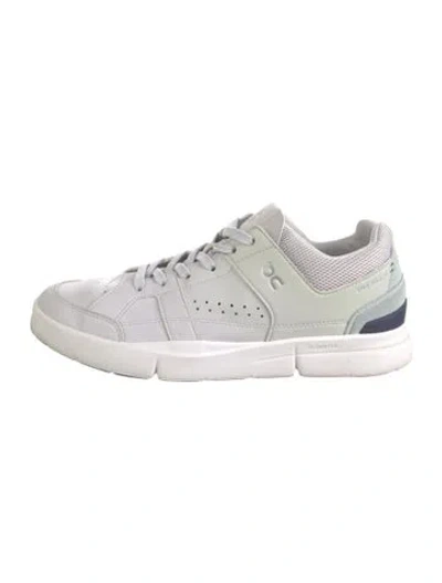 Pre-owned On Leather Athletic Sneakers In White