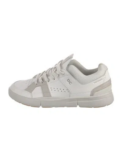 Pre-owned On Leather Athletic Sneakers In White