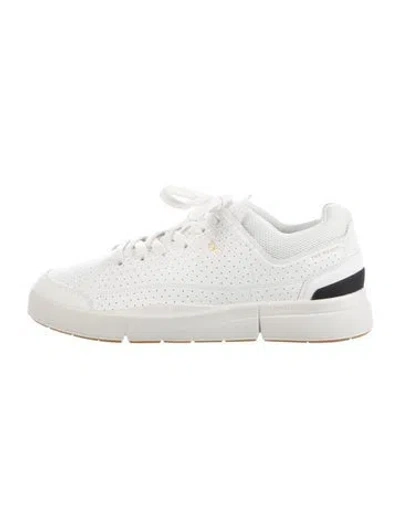 Pre-owned On Leather Athletic Sneakers In White