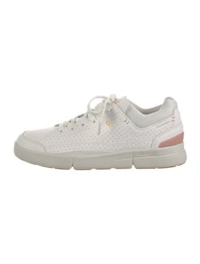 Pre-owned On Leather Athletic Sneakers In White