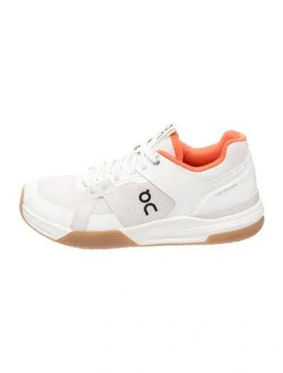 Pre-owned On Leather Athletic Sneakers In White
