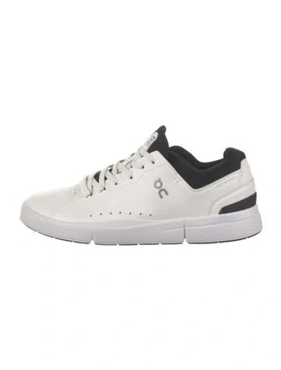 Pre-owned On Leather Athletic Sneakers In White