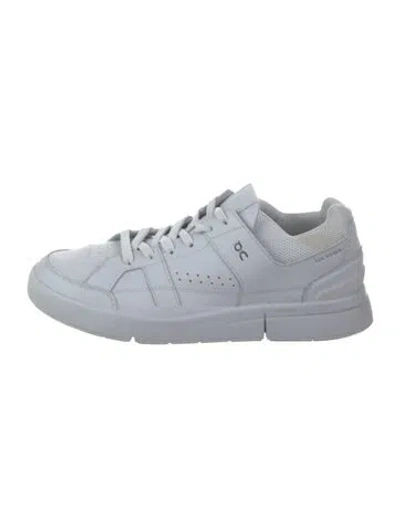 Pre-owned On Leather Sneakers In Blue