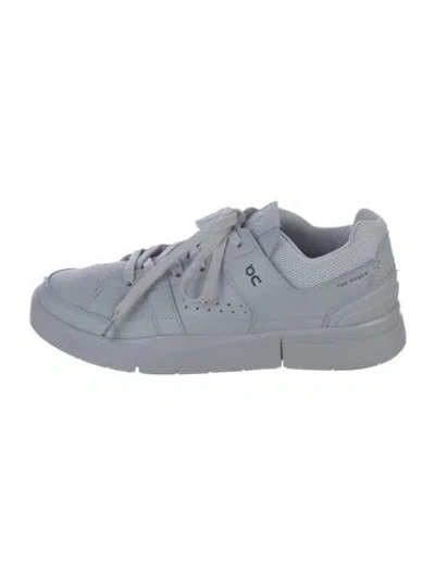 Pre-owned On Leather Sneakers In Gray
