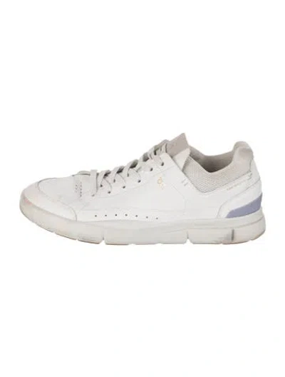 Pre-owned On Leather Sneakers In Neutral