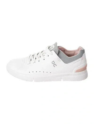 Pre-owned On Leather Sneakers W/ Tags In White