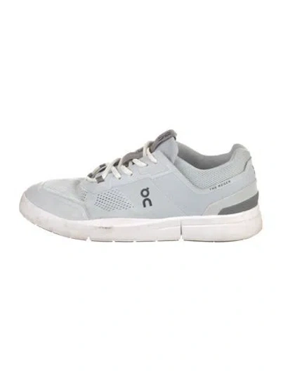 Pre-owned On Leather Sneakers In White