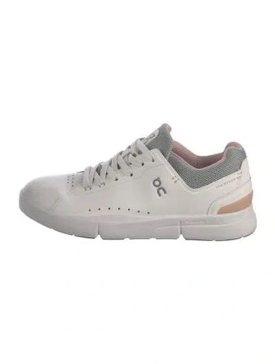 Pre-owned On Leather Sneakers In White