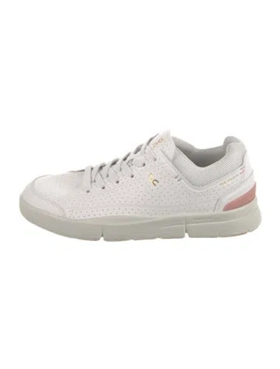 Pre-owned On Leather Sneakers In White