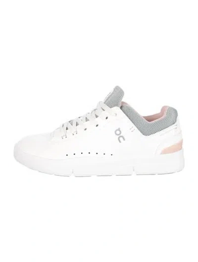 Pre-owned On Leather Sneakers In White