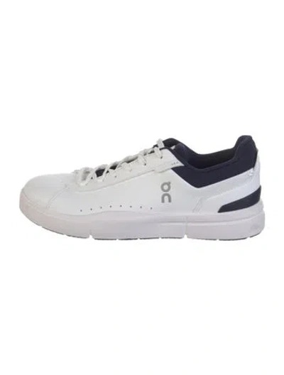 Pre-owned On Leather Sneakers In White