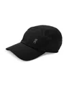 On Lightweight Perforated Cap In Black