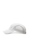 On Lightweight Perforated Cap In White