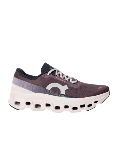On Lightweight Running Shoes In Burgundy