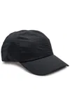 On Logo-embroidered Shell Cap In Black