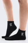 On Logo Mid 3-pack Socks In Black
