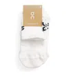 On Logo Mid Socks In White