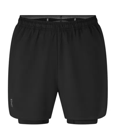 On Logo Patch Sweatshorts In Black