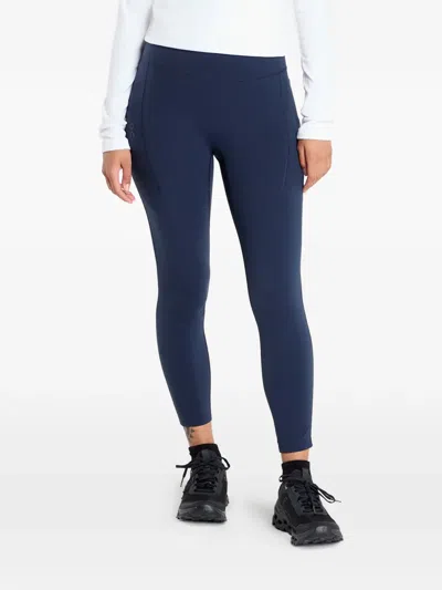On Logo Performance Leggings In Blue