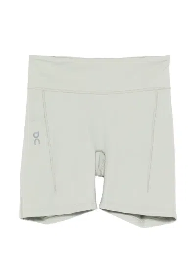 On Logo-print Performance Short In Gray
