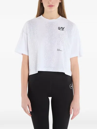 On Logo-detail T-shirt In White