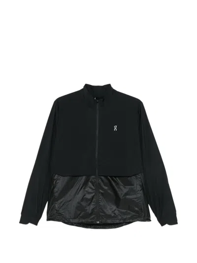 On Logo-print Jacket In Black