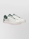 On Low-top Sneakers Featuring Perforated Accents In White