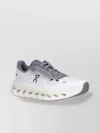 On Low Top Sneakers Perforated Upper In Grey