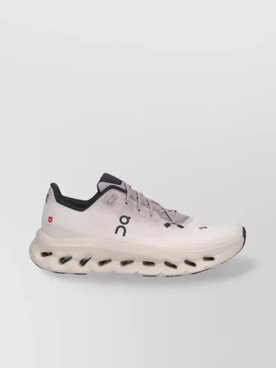 On Low Top Sneakers With Mesh Upper And Rubber Outsole