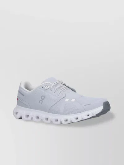 On Low Top Sneakers With Mesh Upper And Rubber Outsole