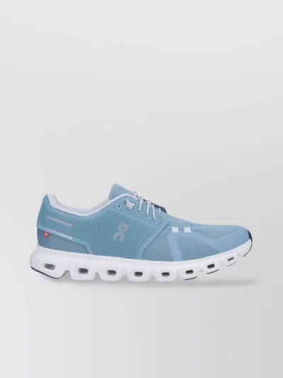 On Low Top Sneakers With Mesh Upper And Rubber Outsole