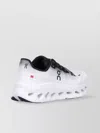 On Low Top Sneakers With Mesh Upper And Rubber Outsole In White