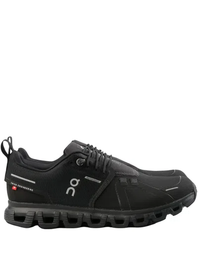 On Low-profile Waterproof Sneakers With Segmented Sole In Black