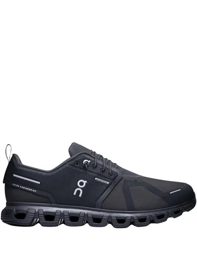 On Low-profile Waterproof Sneakers With Segmented Sole In Black