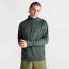 On Climate Knit Quarter Zip Running Top In Lead