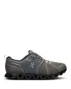 On Men's Cloud 5 Waterproof Lace Up Running Sneakers