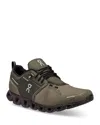 On Men's Cloud 5 Waterproof Lace Up Running Sneakers In Olive Black
