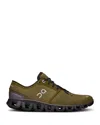 On Men's Cloud X 3 Lace Up Running Sneakers In Hunter Black