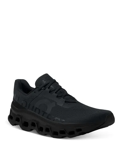 On Cloudmster Sneakers In Black Polyester
