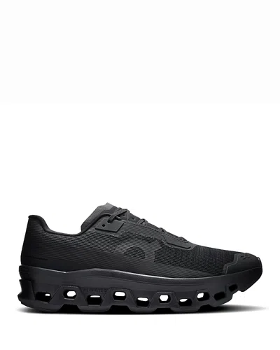 ON MEN'S CLOUDMONSTER VOID SNEAKERS IN BLACK/BLACK