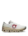 On Mens Ivory Sand Cloudmster Void Mesh Trainers In White