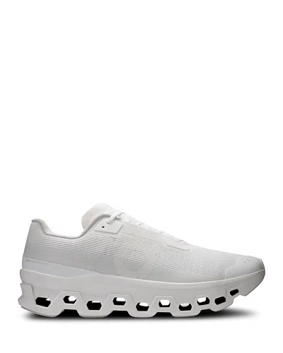 On Men's Cloudmster Void Sneakers In White/white In Gray