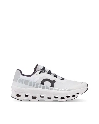 ON MEN'S CLOUDMSTER ALL WHITE SNEAKERS