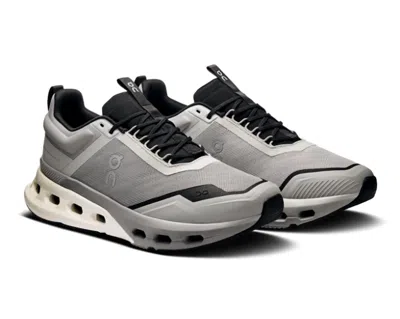ON MEN'S CLOUDNOVA X SHOES IN ALLOY/ BLACK