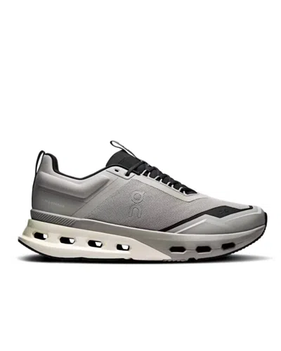 ON MEN'S CLOUDNOVA X SNEAKER IN ALLOY BLACK