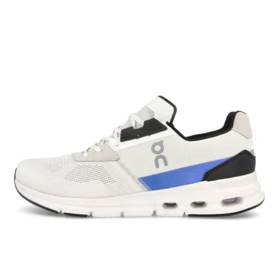 On Men's Cloudrift Running Shoes In White/cobalt In Multi