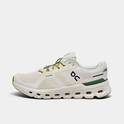 On Off-white & Green Cloudrunner 2 Sneakers In Undyed White/green